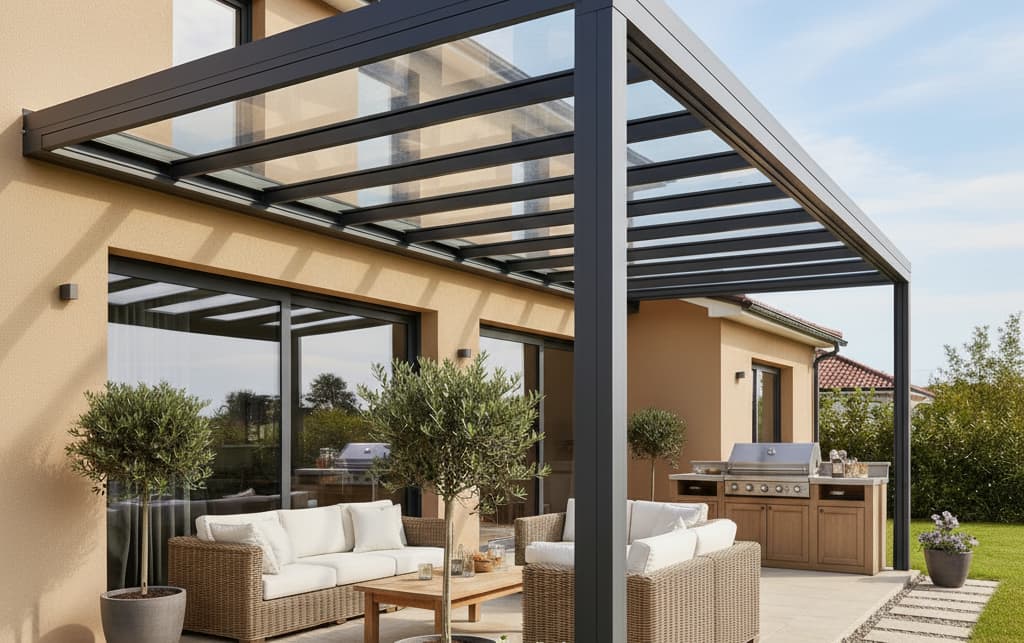 Techos móviles de cristal